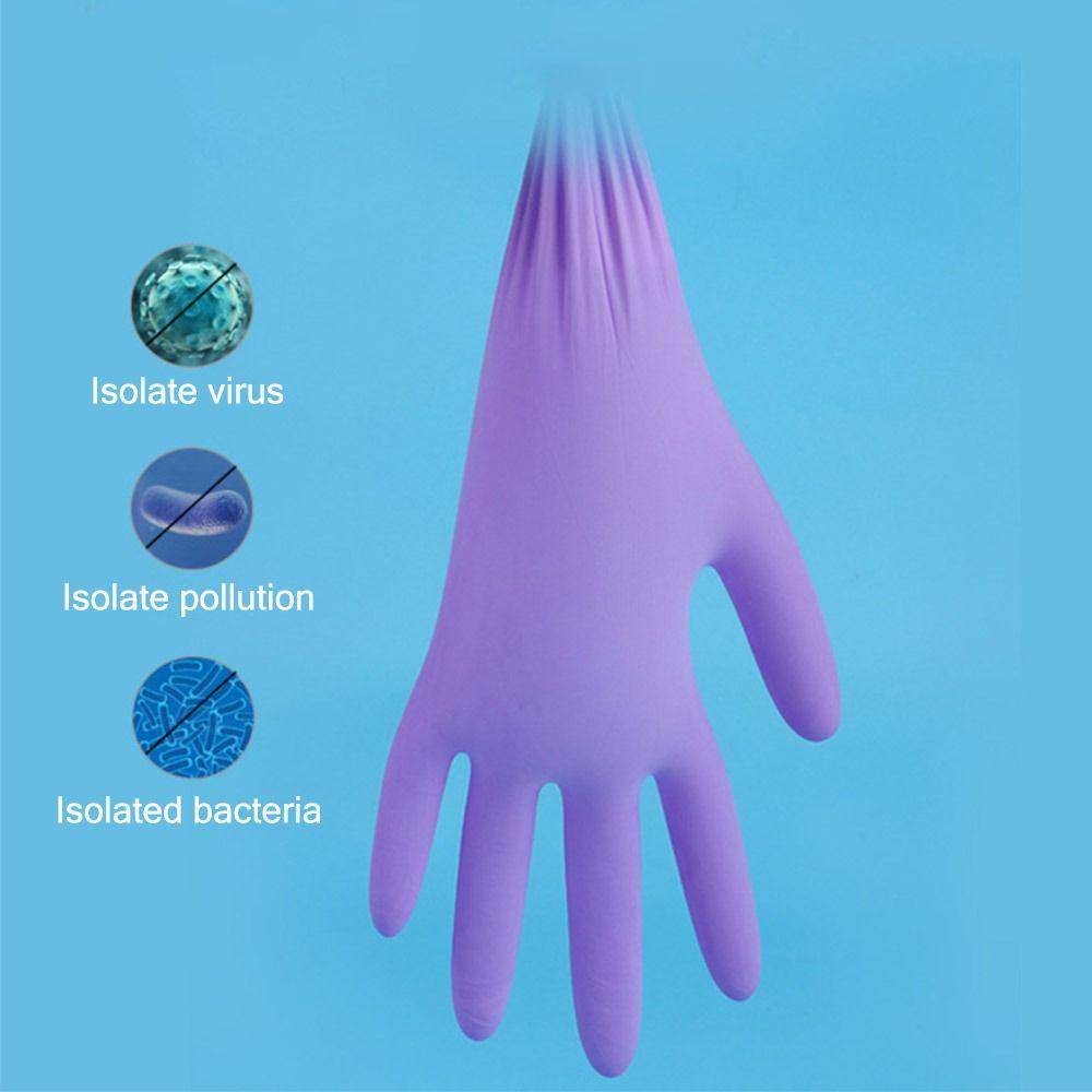 10 пар защитных детских рабочих перчаток, нитриловые защитные перчатки для детей 5–12 лет