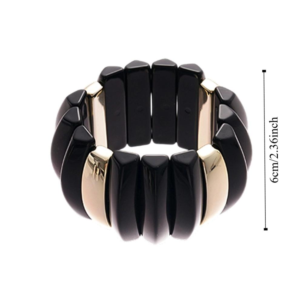 Геометрический акриловый браслет Широкий Широкий Массивный Браслеты Темпераментный Преувеличенный Браслет Девушки