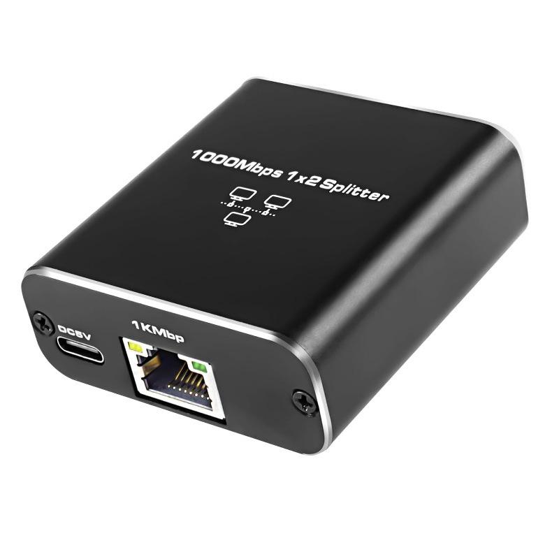 Разветвитель RJ45 1 в 2/3/4 выхода Сетевой 1000 Мбит/с Адаптер RJ45 Гигабитный Конвертер Интернет Ethernet 8P8C Удлинитель Штекер Расширение