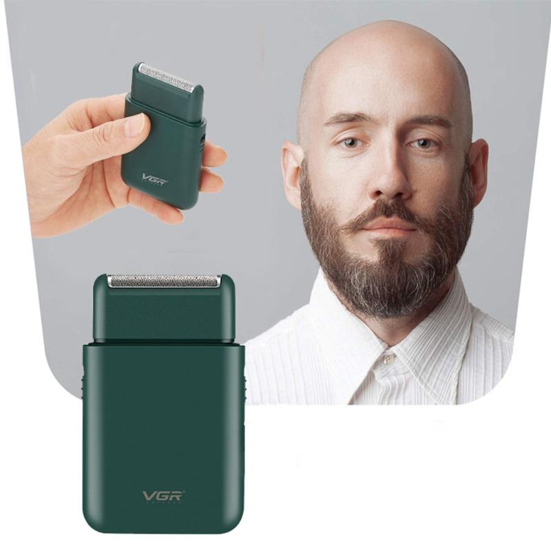 Электрическая бритва для мужчин, моющаяся, USB, перезаряжаемая, беспроводная, с сеточной головкой и выдвижным триммером для бороды, многофункциональная, портативная