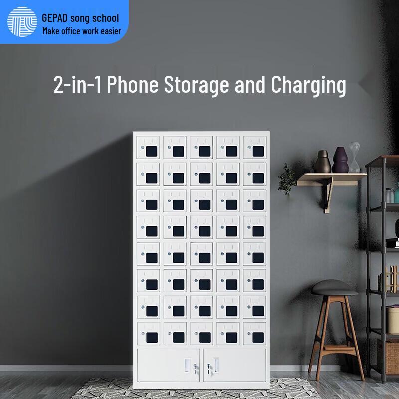 GEPAD 40-Door Secure Mobile Device Charging Locker