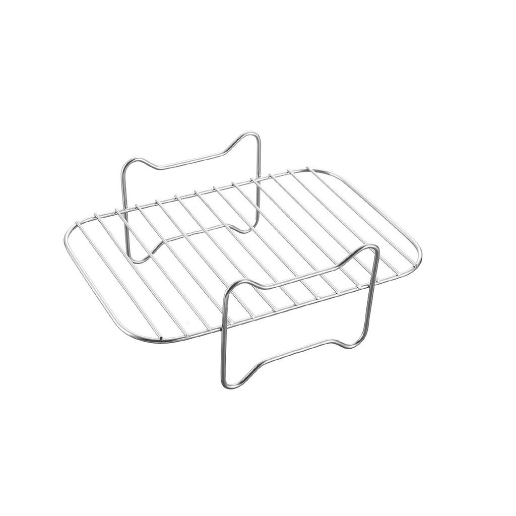 Подставка для фритюрницы Airer Двойная кастрюля Аксессуары Духовка-гриль Паровая стойка Двойная кастрюля для фритюрницы Airer