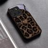 Чехол для телефона Motorola Moto Edge 70 60 Fusion 50 Ultra 40 Neo 30 Pro 20 Lite 60s 50 Neo с принтом леопарда и надписью Love, Черный стеклянный задний чехол