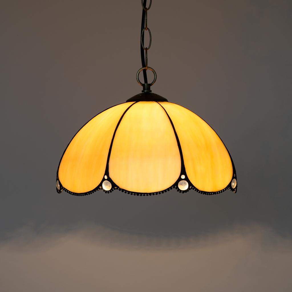 Винтажные подвесные светильники Средиземноморский барокко витражная подвесная лампа светодиодные кухонные осветительные приборы домашний лофт декор