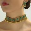 Vintage Ethnic Square Crystal Stone Jewelry Sets for Women Necklace Earrings Dubai African Sets Outfits Party Accessories
