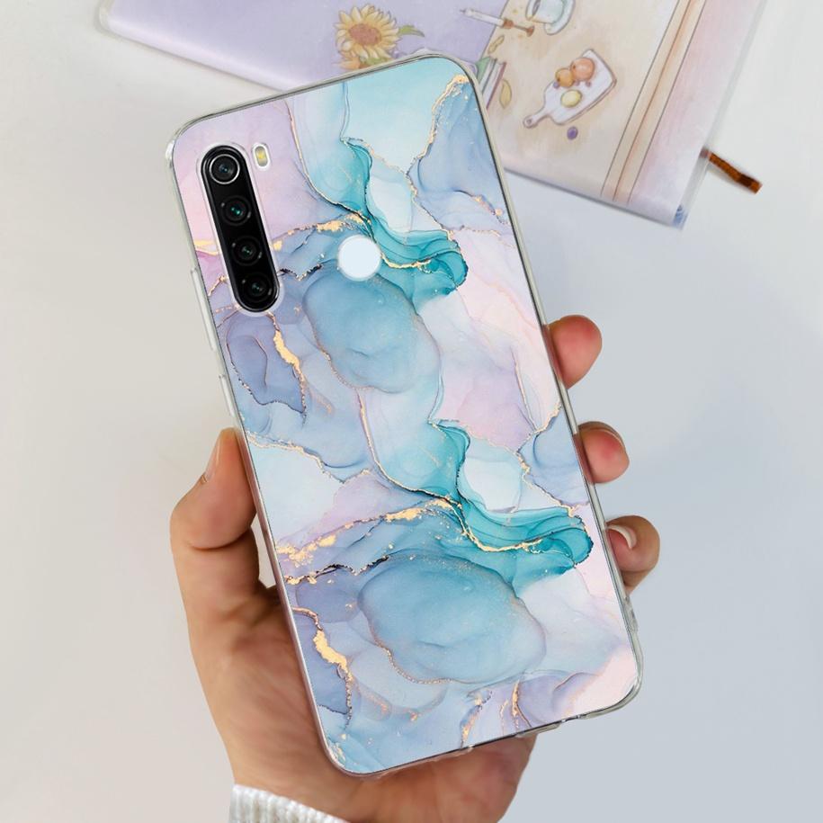 Для чехла Xiaomi Redmi Note 8T Note 8 2021 Чехол Популярный Мраморный Прозрачный Силиконовый Мягкий Funda Для Xiaomi Redmi Note 8 Pro Note8 Coque