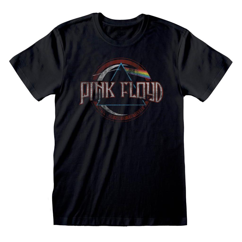 Pink Floyd Unisex Adult Dark Side Of The Moon Circle T-Shirt
