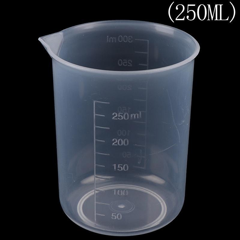 6Pcs/set 20ml/30ml/50ml/250ml/500ml/1000ml Clear Plastic Graduated Measuring Cup for Baking Beaker Liquid Measure Jug Cup Container