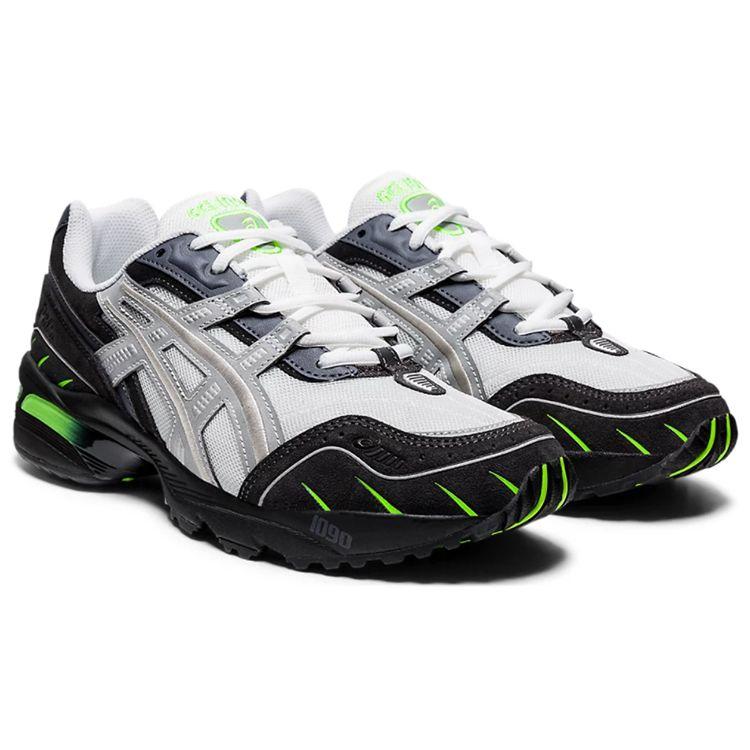 Asics Gel-1090 V1 Удобные дышащие кроссовки для бега с низким верхом для тренировок унисекс черные белые серые 1021A469-021
