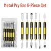 6-Piece Stainless Steel Mobile Phone Pry Bar Set for Disassembly and Repair