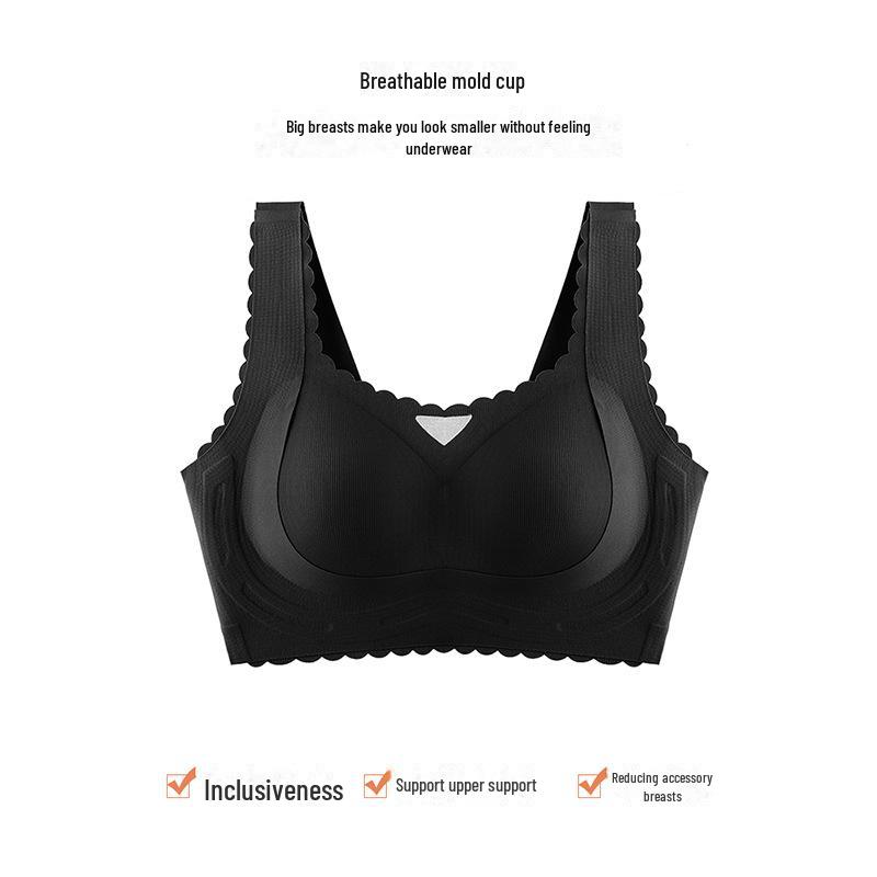 Регулируемый, дышащий, бесшовный бюстгальтер с защитой от провисания для женщин с большой грудью, идеальный для комфорта летом