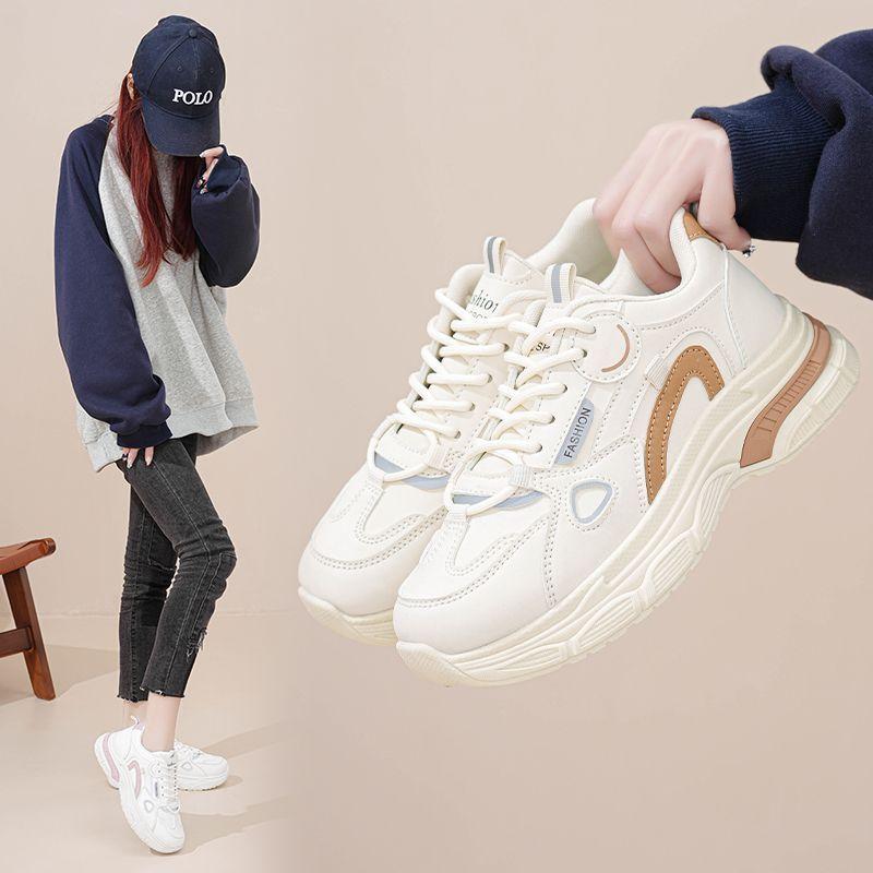 Модная спортивная обувь 2025 весна дышащая студенческая обувь для скейтборда новая повседневная белая обувь универсальные кроссовки трендовая обувь для женщин
