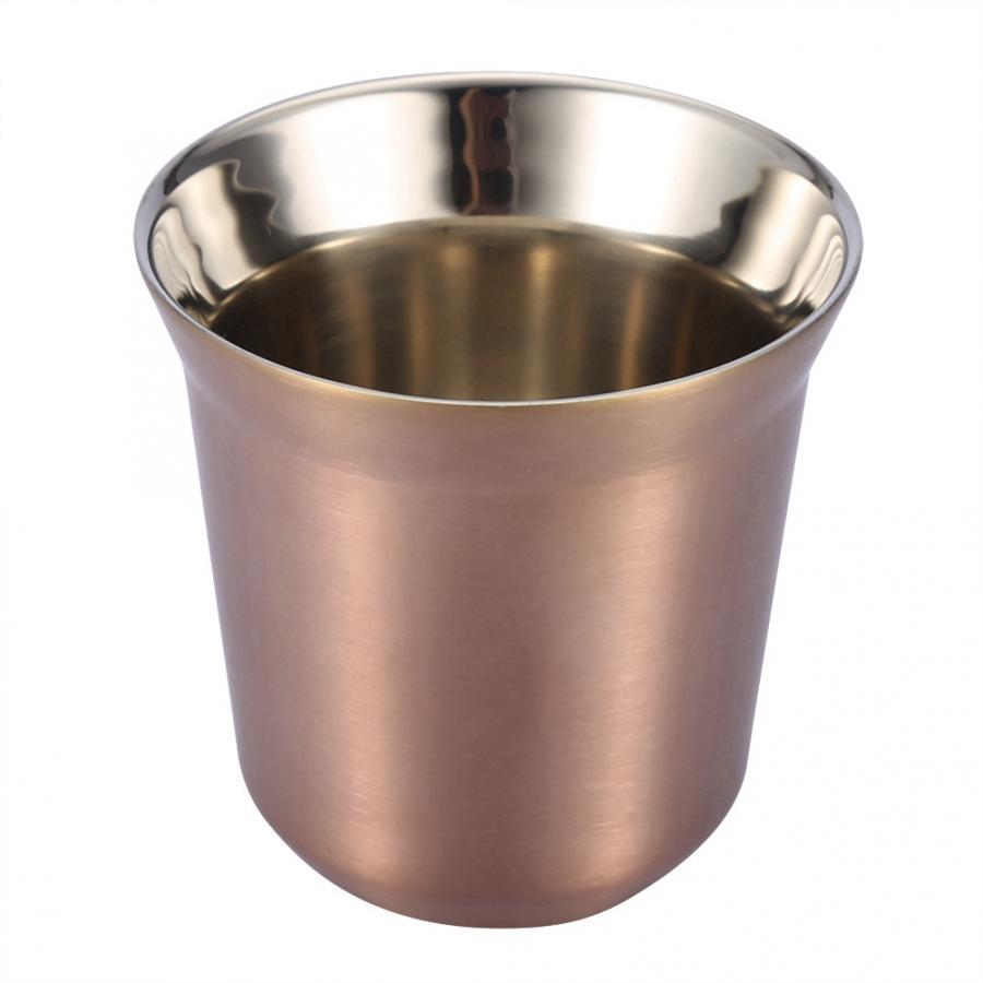 85ML Reusable Coffee Mug Double Wall Stainless Steel Tea Coffee Cup Whiskey Milk Mugs Outdoor Cup