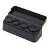 Walfront Car Portable Plastic Coin Holder Storage Box Case Container Coin Organizer Storage Bag Coin Holder Car