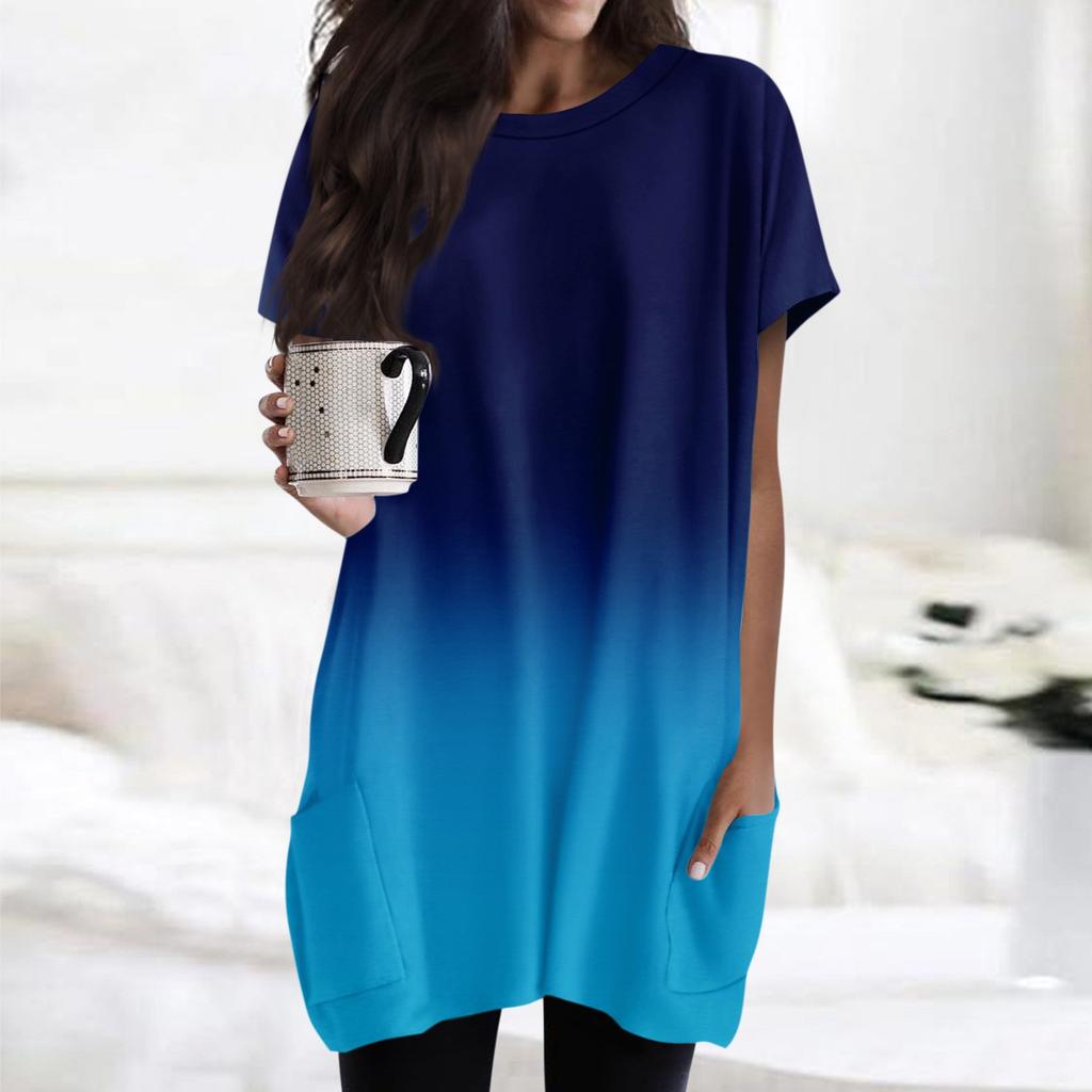 Женская футболка с круглым вырезом, короткими рукавами и карманным принтом, топы стандартной посадки