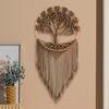 Богемный гобелен настенный декор дерево макраме подвесная опора ручной работы вечеринка домашний фон кисточка