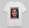 Women's Oversize T-Shirt Stolen Sisters Portrait Tee Short Sleeve Cotton White
