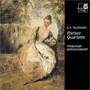 CD GEORG PHILIPP TELEMANN; FREIBURG BA - Telemann: Paris Quartet (Import) (P HMC901787 Harmonia Mundi 2003 Germany Classical Used