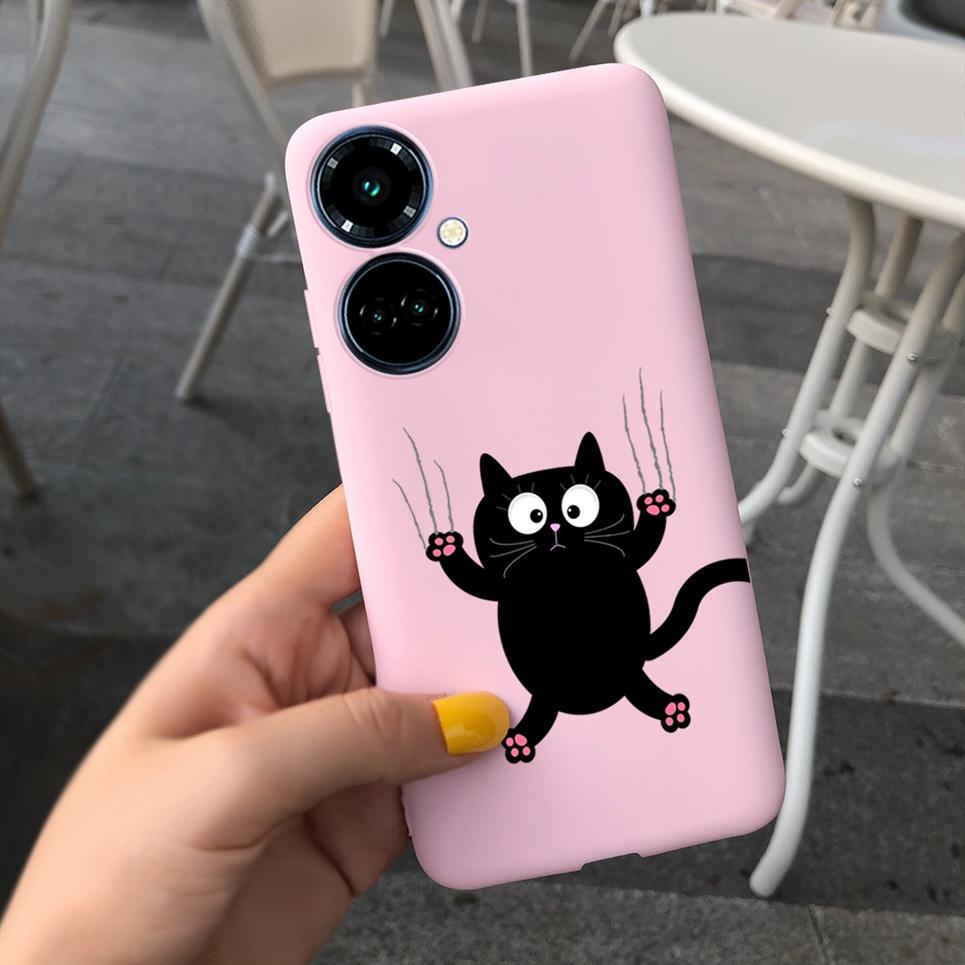 For TECNO Camon 19 Neo Case Cartoon Boy Child Fashion Phone Case Back Cover For Tecno Camon 19 Pro Camon19 Matte Soft Bumper Bag
