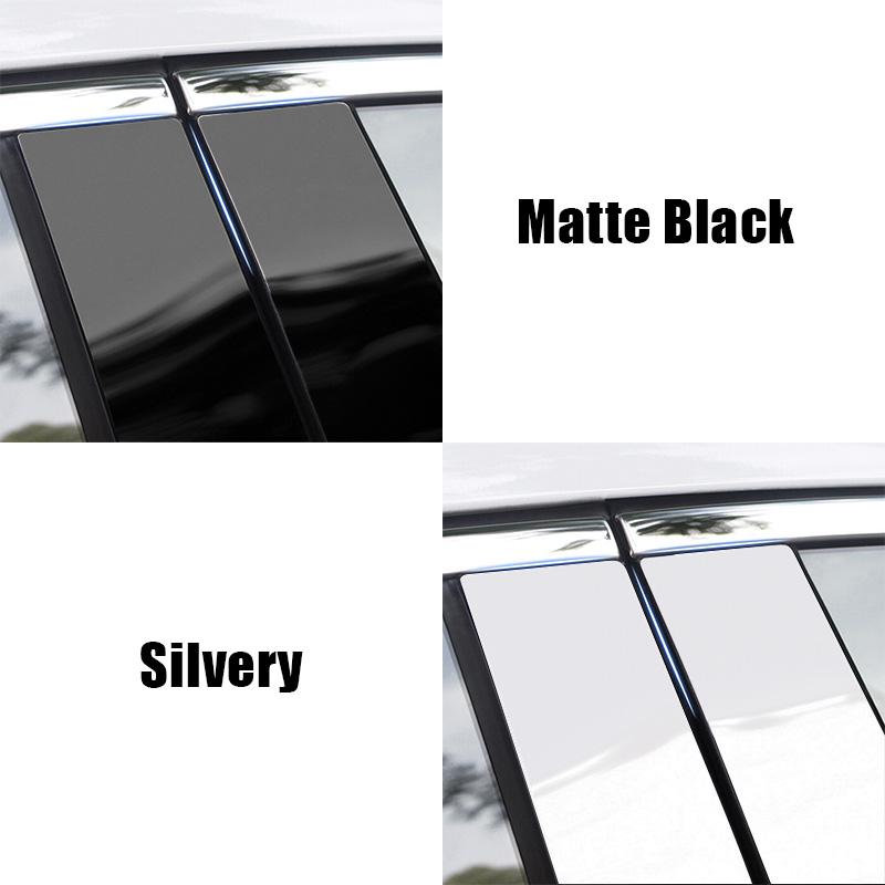 8 шт. Накладки на центральную среднюю стойку BC стойку двери и окна с зеркальным эффектом для Jeep Grand Cherokee L WL75 WL74