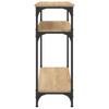 Console Table Sonoma Oak 75x29x75 cm Particleboard