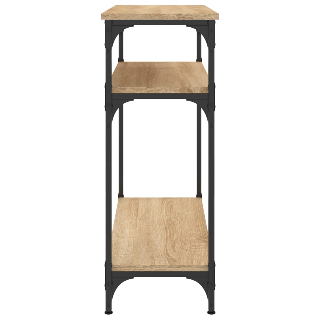 Console Table Sonoma Oak 75x29x75 cm Particleboard