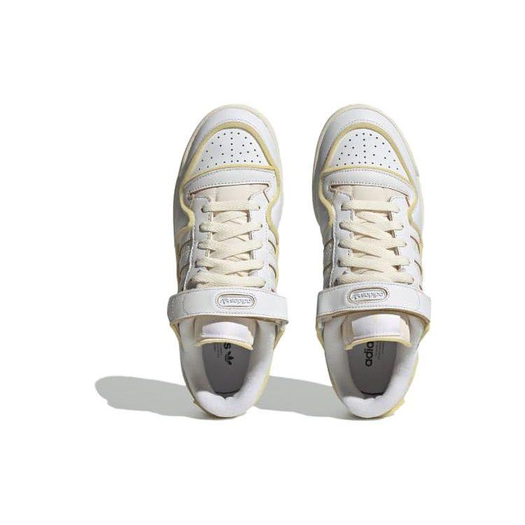 adidas Женские кроссовки Forum 84 Low Off White с открытым пеноматериалом, облачно-белые HQ4392