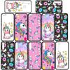 Чехол для телефона для Samsung Galaxy S25 S24 S23 iPhone 16 15 Xiaomi Redmi Note 14 13 12 16E X 11 Pro Max OPPO Moto G85 G54 Huawei Розовый Единорог Лошадь Чехол