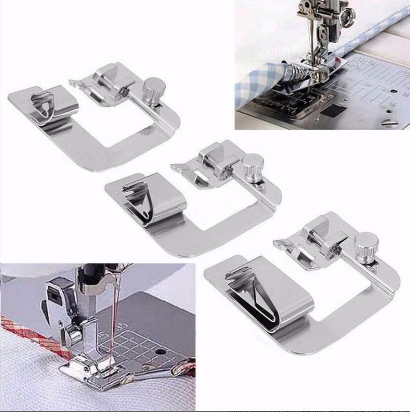 Multifunction Beading Sewing Machine Parts Tools Sewing Machine Curling Hemming Presser Foot