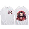 Japan Anime Demon Slayer Kamado Nezuko Print T Shirt Unisex Women Fashion Trend Short Sleeve T Shirts Kawaii Cute Oversized T-shirt