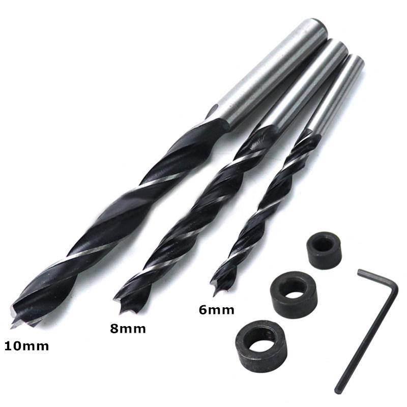 Multifunctional Twist Drill Bit Set for Woodworking