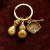 Медь Латунь Медный Счастливый Мешок Тыква Креативный Подарок Зодиакальный Подарок Подвеска Брелок для Ключей для Автомобиля