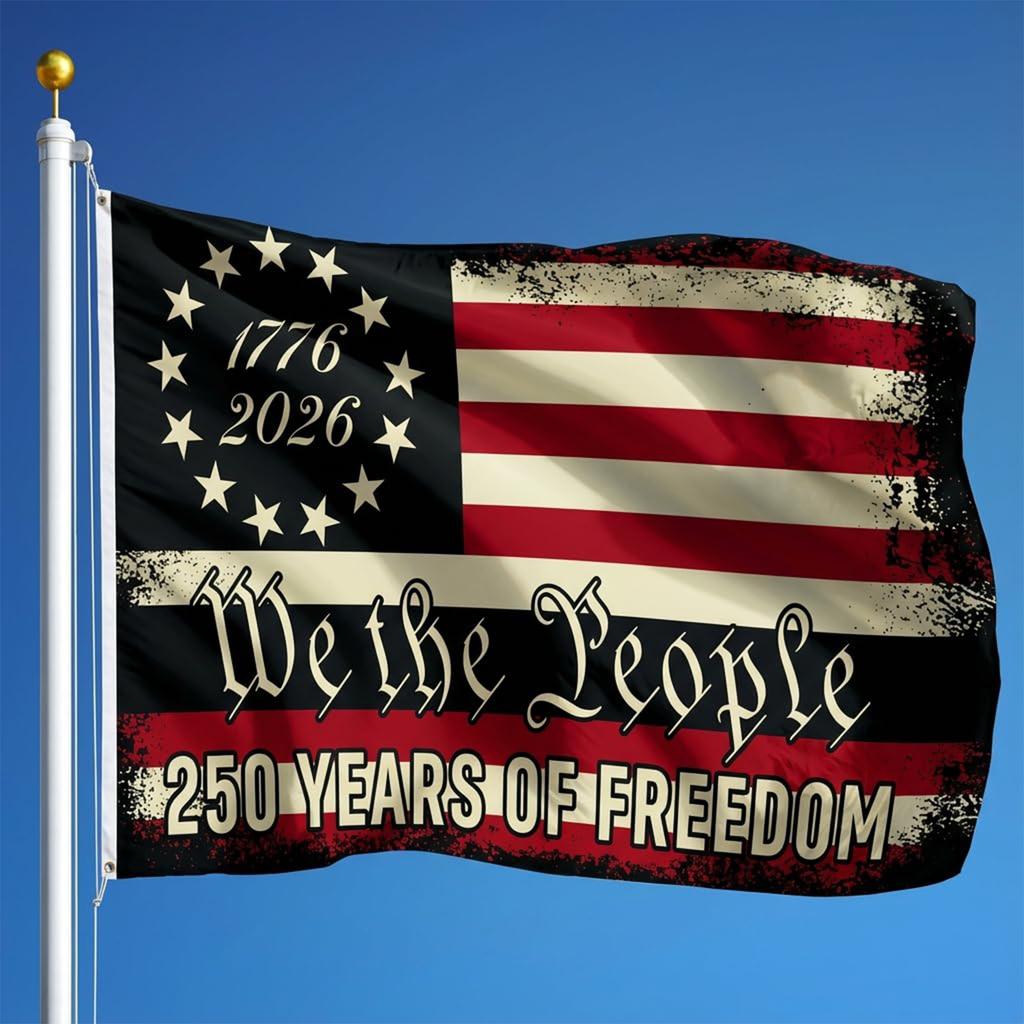 250th Anniversary American Flag Garden Decoration Flag