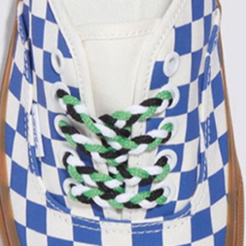 Vans Аутентичный шахматный узор сине-белого цвета Vn0009pvy6z1