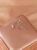 6pcs Hip Hop Rock Silver Pentagram Women's Earrings Party Jewelry