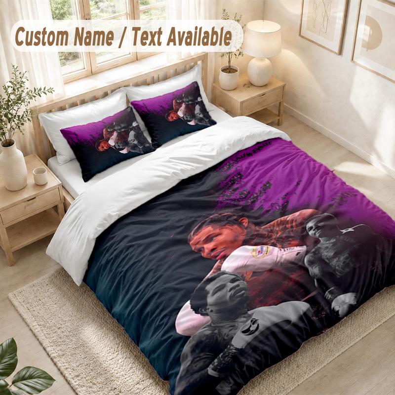 Gervonta Tank Davis Bedding Set, 1 Duvet Cover & 2 Pillowcases Soft Comfortable Bedroom Home Textile Decor