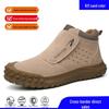 Men's Wear-Resistant Steel Toe Work Boots: Anti-Smash, Anti-Puncture, Non-Slip Safety Shoes