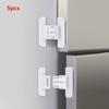 5Pcs Baby Safety Locks Anti-Opening Cabinet Open Cabinet Safety Lock Anti-Clip Hand Door Lock Fixing Clips Refrigerator Lock