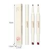 QIBEST Rotating Dual Tip Lipstick Lip Liner Matte Nourishing Matte Non-Fading Non-Stick Single Lipstick Makeup