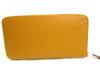 Оригинальный кошелек HERMES Sesami Veau Epson SILK'IN LINE с молнией по периметру Azap Long #b016 Открытая коробка