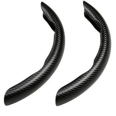 Крышка ручки BONFORM Quick Carbon, простая установка, совместимая с SM, черная, нескользящая и 6996-15BK