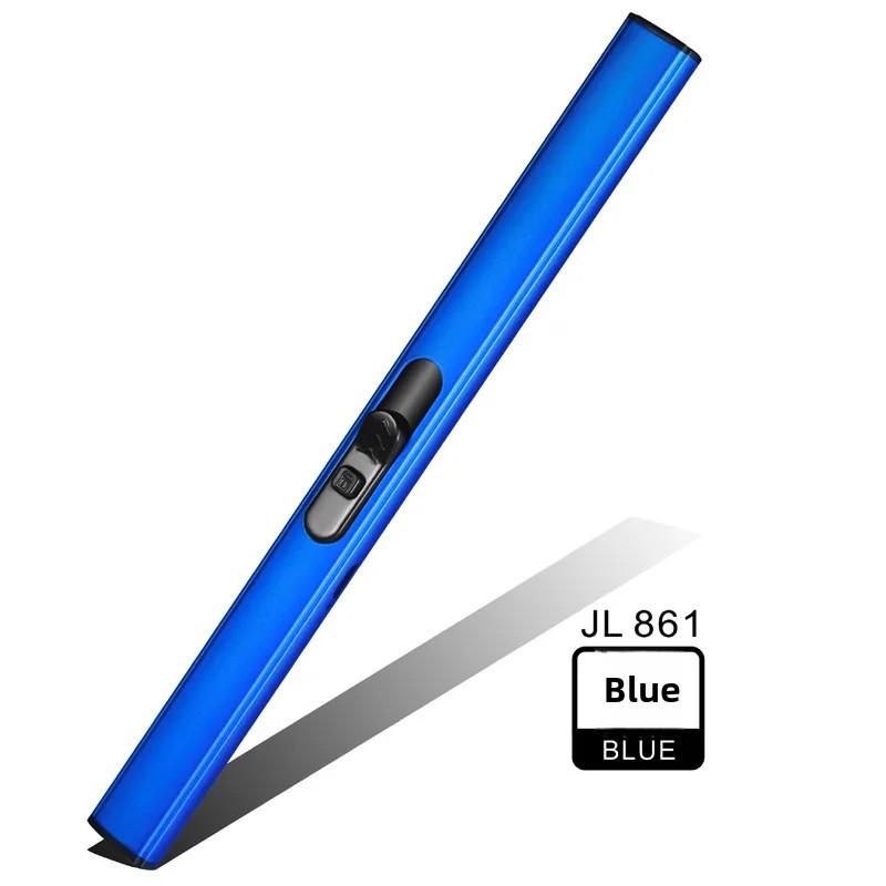 Зажигалка для барбекю на открытом воздухе с USB-дугой, перезаряжаемая, длинная, для кухонной газовой плиты, ветрозащитная, плазменная, беспламенная, электрическая зажигалка