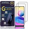 Screen Protector - VCOMP - Xiaomi Redmi Note 10 5G - Tempered Glass - Pack of 2 - Black