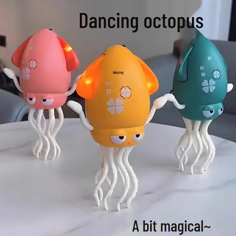Индукционная танцующая игрушка-осьминог с автоматическим обходом препятствий для детского веселья и снятия стресса