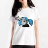 Vintage T-shirt Harajuku Streetwear Sally Face Clothes Female T Shirt Korean Style Tops O Neck Short Lady Tees