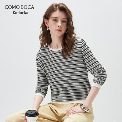 Женская полосатая лонгслив Kemon Boca из смеси лиоцелла и тенсела