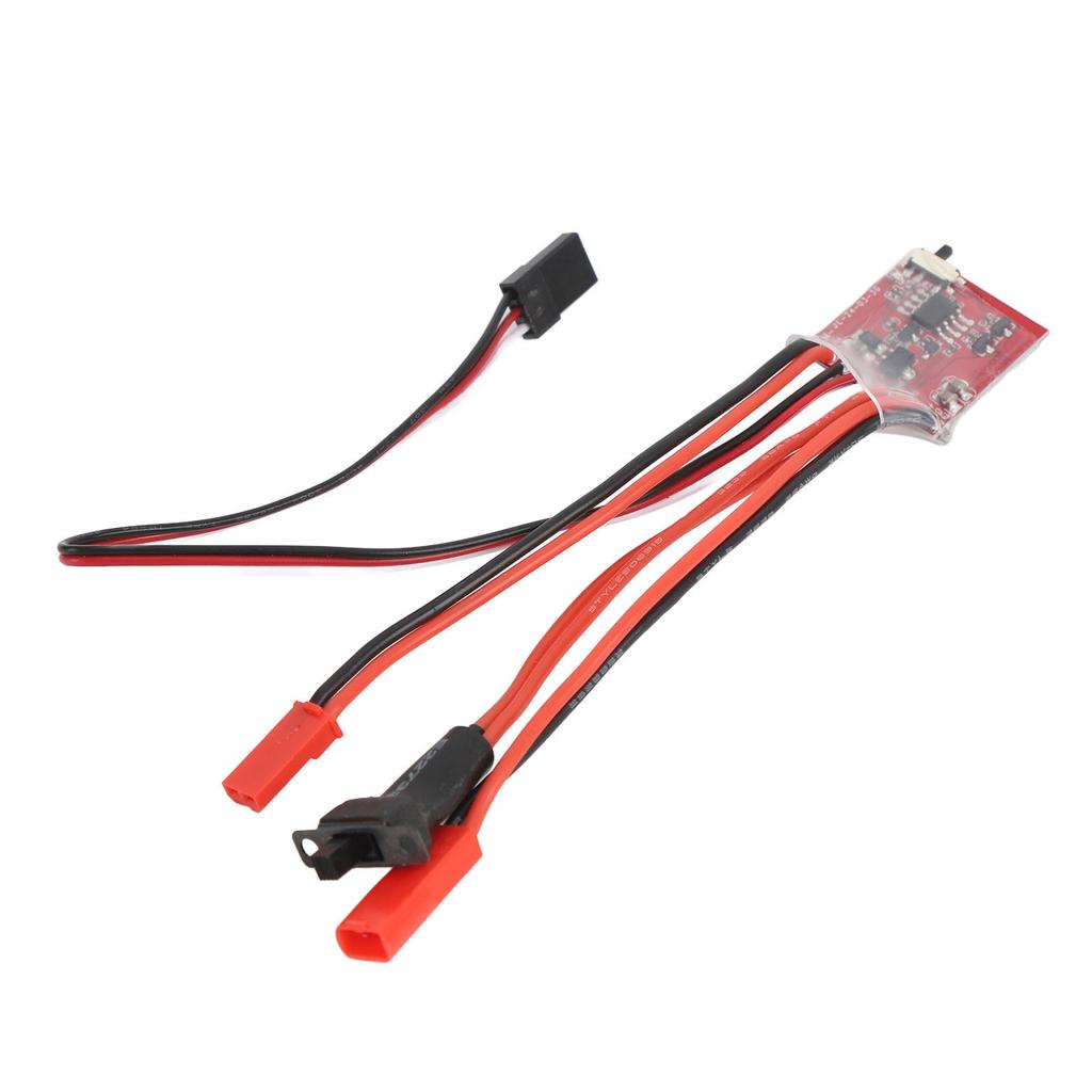 Регулятор скорости ESC для радиоуправляемой машины с тормозом 30A Коллекторный регулятор скорости ESC для 1/32 1/24 1/18 машины