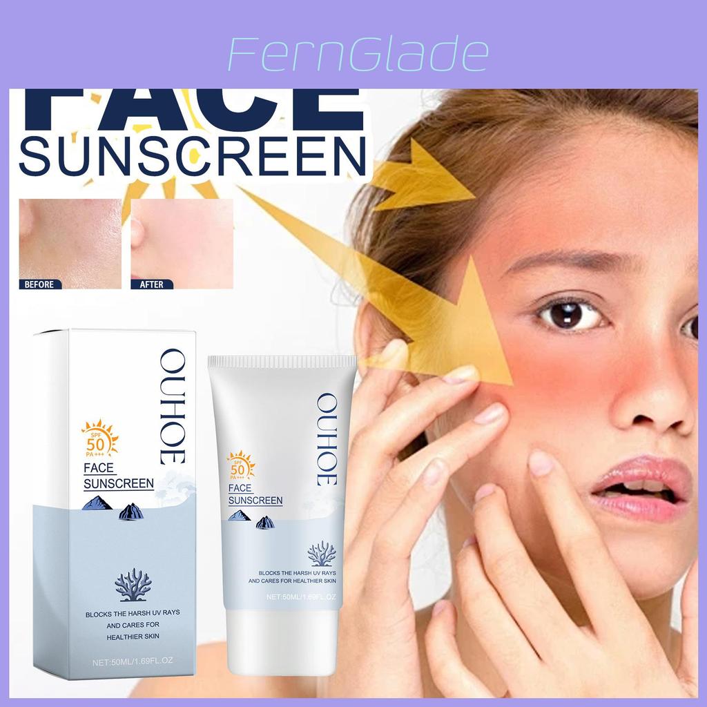 Ouhoe Lightweight Face Protection Cream Moisturizing Hydrating Non-greasy Formula For Skin Care