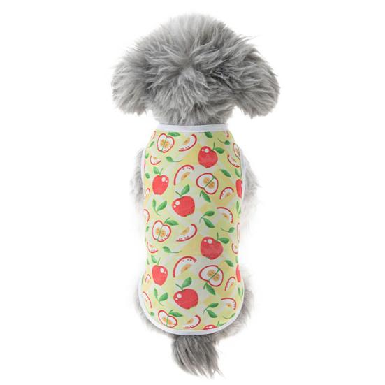 Pet Vest Puppy Shirt Breathable Soft Fabric Wear-Resistant Cute Summer Dog Clothes Printed Pet T-Shirt