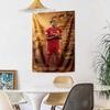 Lamin Yamal Custom Your Name Wall Decor Tapestry Art For Pet Memorial Birthdaywedding Party Backdrop Family Gift